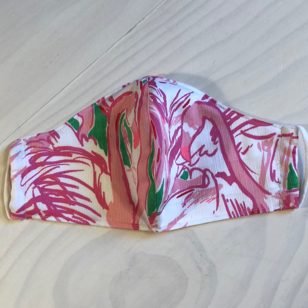 Lilly Pulitzer Mask (Flamingo🦩)